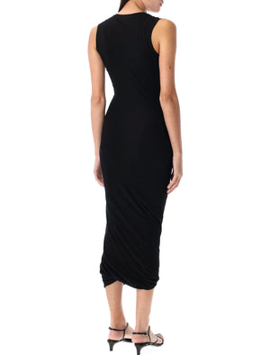 JIL SANDER Sleeveless Midi Dress - Size 36