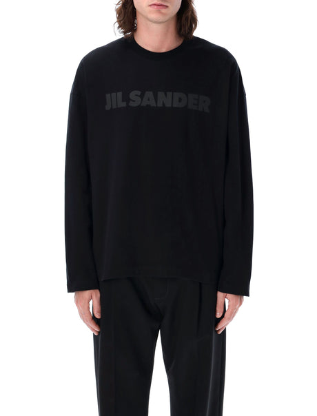 JIL SANDER Oversized Logo T-Shirt - Size L