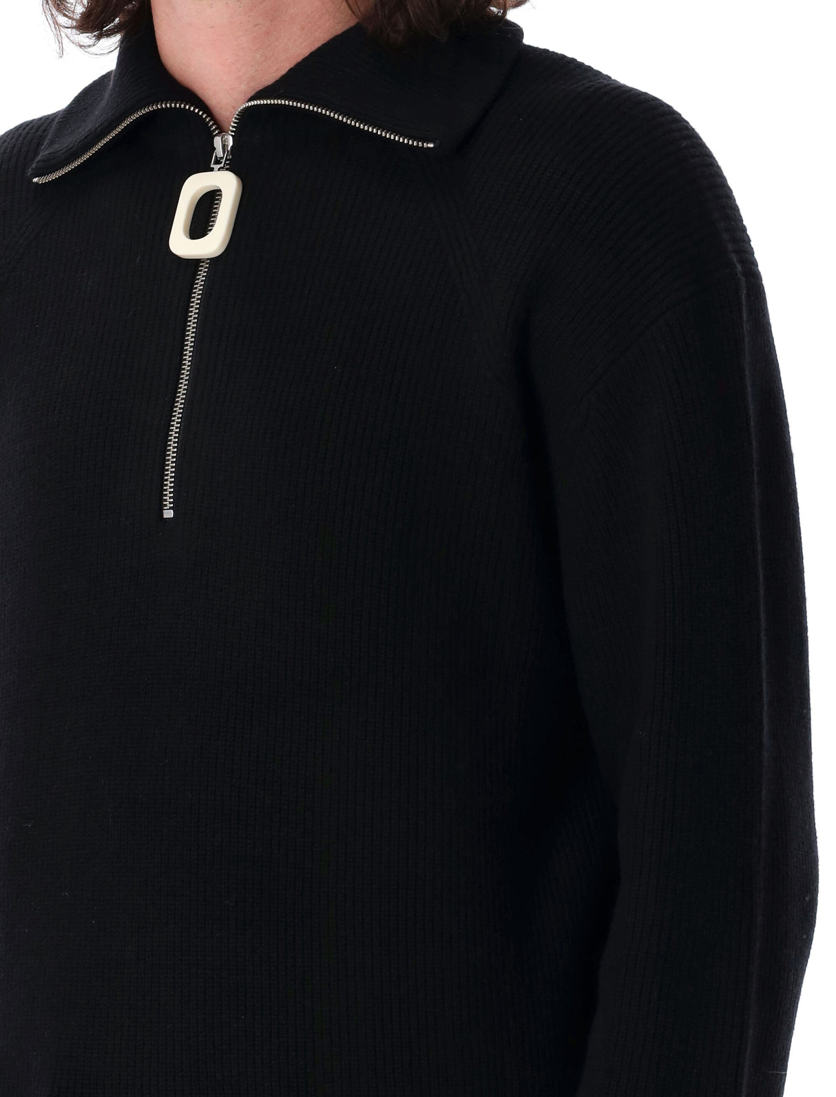 JW ANDERSON Half-Zip Slim Fit Sweater - Size L