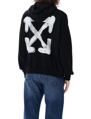 OFF-WHITE Oversized Spray Arrow Hoodie - Size L