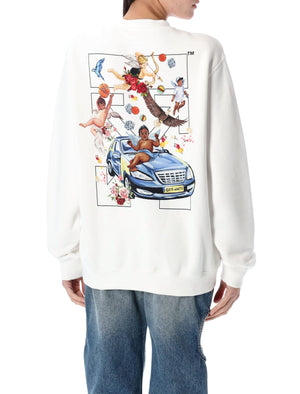 OFF-WHITE Fresco Arrow Mini Sweatshirt - Regular Fit