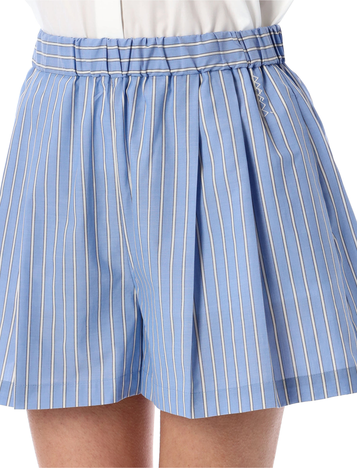 MARNI Pleated Striped Shorts - Size 40