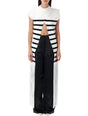 JEAN PAUL GAULTIER Fringed Striped Sleeveless Top - Size S