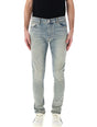 AMIRI Men's Skinny Fit Overdyed Stretch Denim Stack Jeans (Size 32)