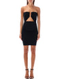 RICK OWENS Strapless Bodycon Prong Mini Dress - Size 40