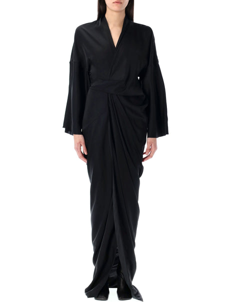 RICK OWENS Elegant Wrap Gown - Size 40