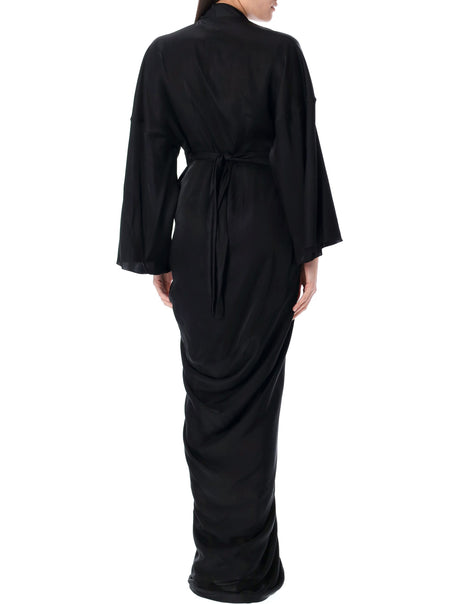 RICK OWENS Elegant Wrap Gown - Size 40