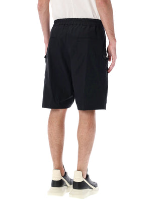 RICK OWENS Bermuda Mini Pants with Drawstring & Wide Fit