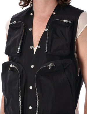 RICK OWENS Cargo Vest Size 48