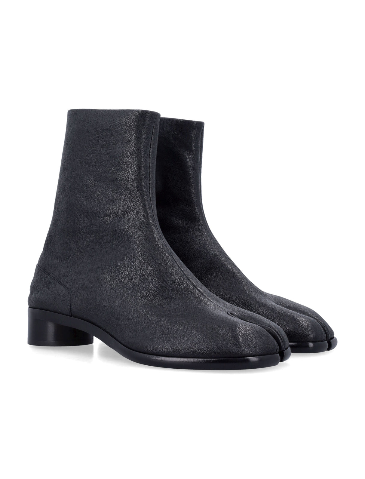 MAISON MARGIELA Tabi Ankle Boots with Cylindrical Heel - SS25 Collection