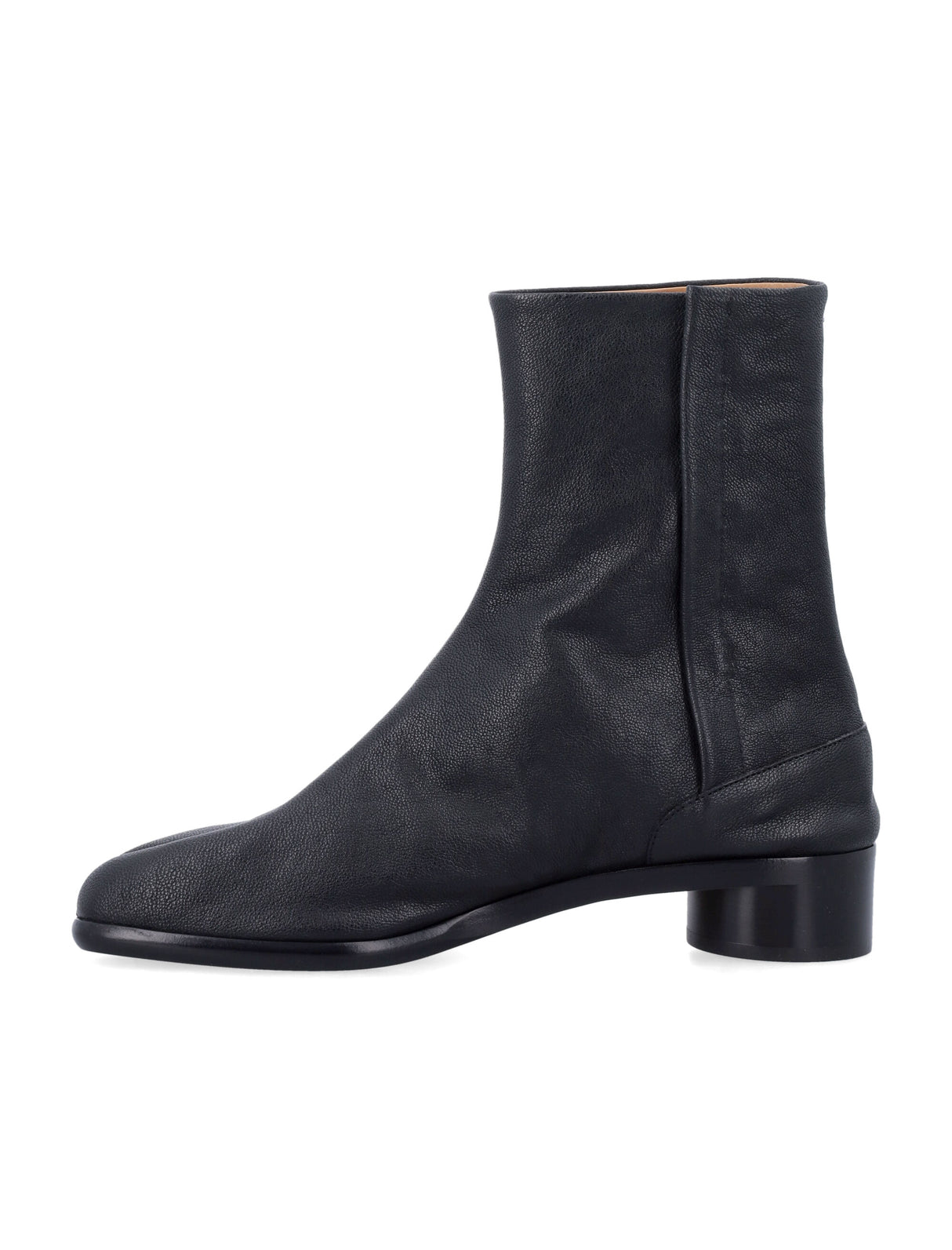 MAISON MARGIELA Tabi Ankle Boots with Cylindrical Heel - SS25 Collection