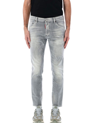 DSQUARED2 Men's Slim Fit Distressed Skater Jeans - Size 52