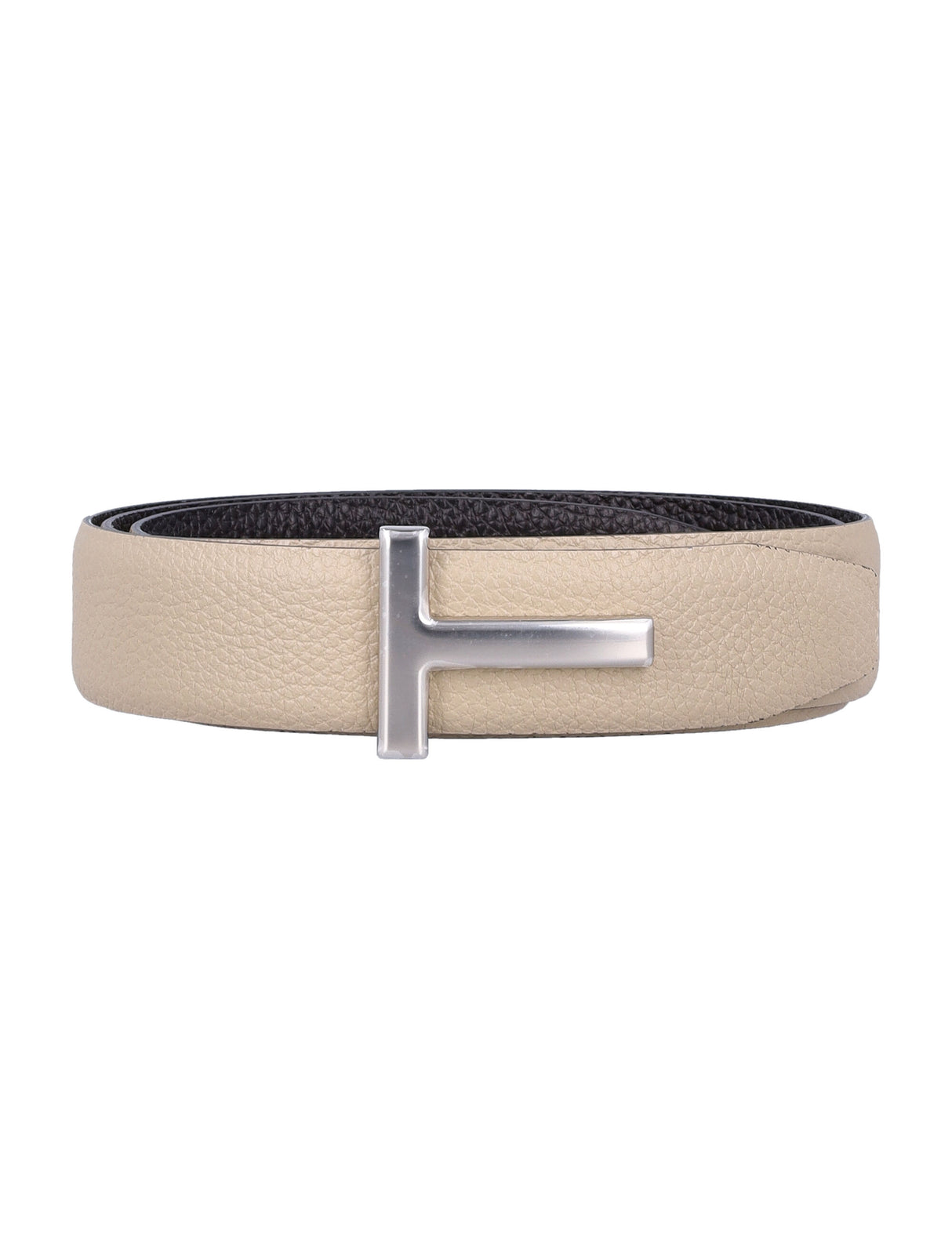 TOM FORD Reversible Grainy Leather Belt - 3CM Width