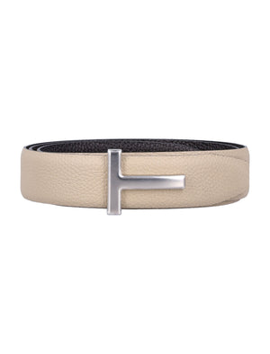 TOM FORD Reversible Grainy Leather Belt - 3CM Width