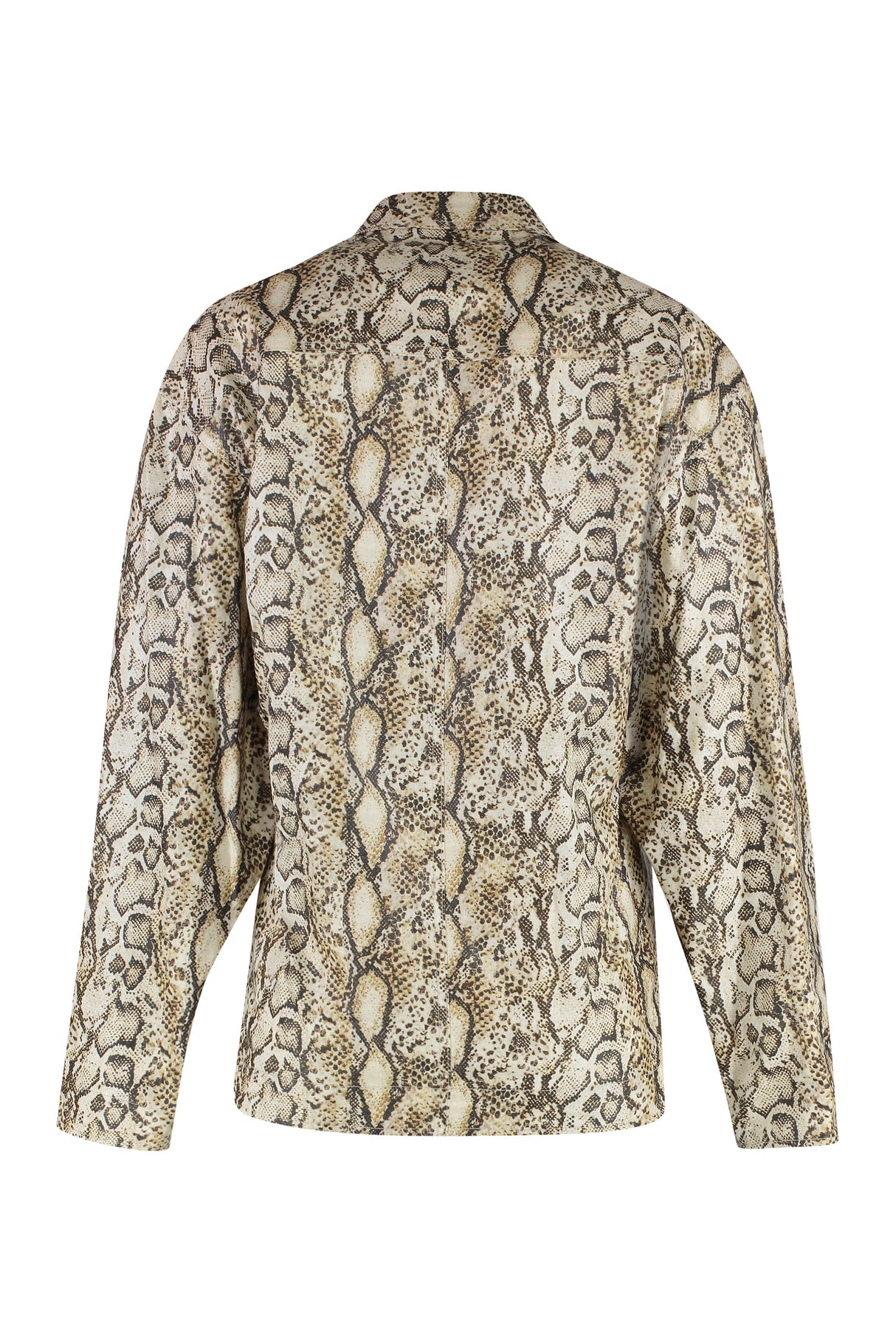 ISABEL MARANT Floran Printed Shirt with Rounded Hem