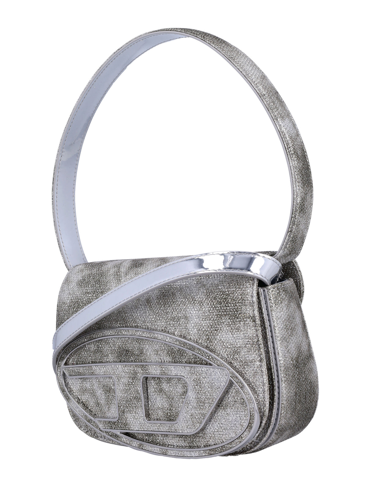 DIESEL Mini Glitter Handbag with Magnetic Closure