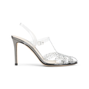 GIORGIO ARMANI Elegant High-heel Pumps with Strass Accents - 10cm