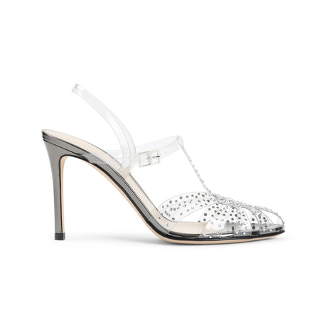 GIORGIO ARMANI Elegant High-heel Pumps with Strass Accents - 10cm