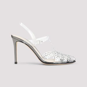 GIORGIO ARMANI Elegant High-heel Pumps with Strass Accents - 10cm