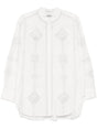 ISABEL MARANT Men's Openwork Poplin Shirt - SS25 Collection