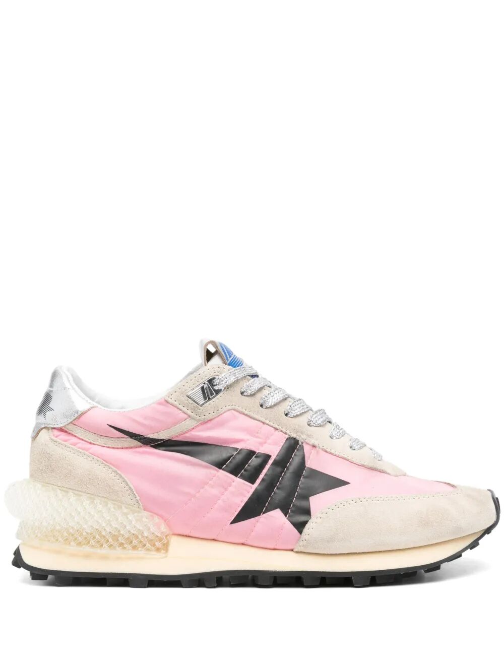 GOLDEN GOOSE Marathon Nylon and Suede Sneakers with Star Detail