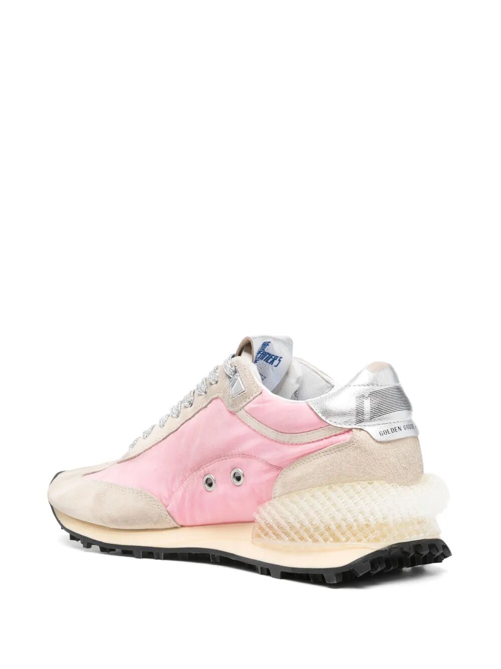 GOLDEN GOOSE Marathon Nylon and Suede Sneakers with Star Detail