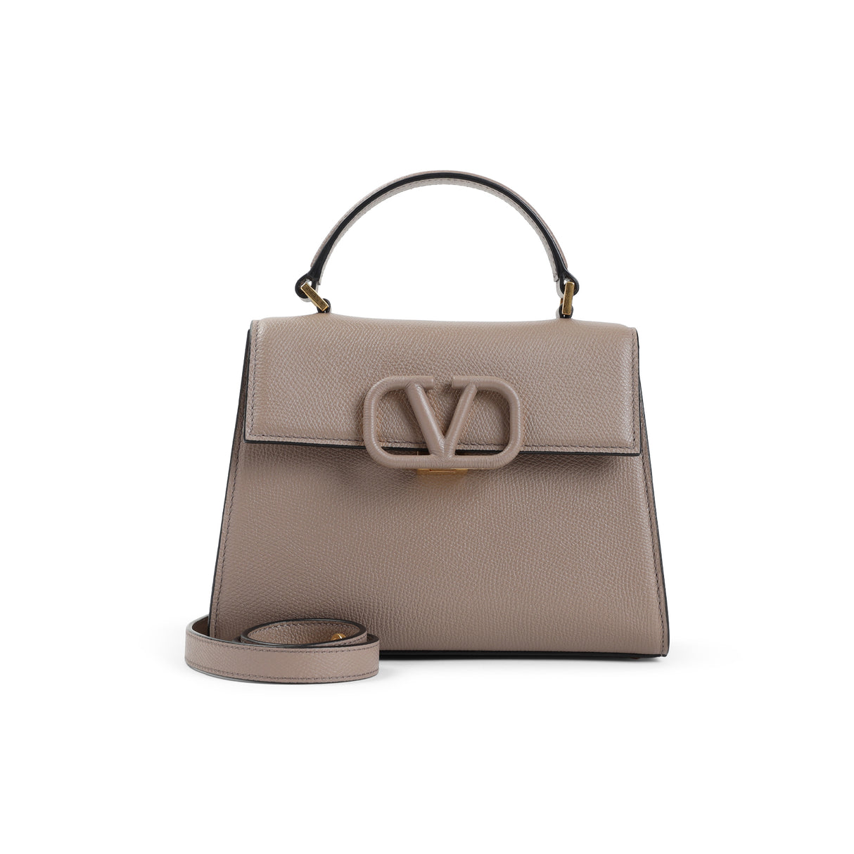 VALENTINO GARAVANI Mini Top Handle Leather Handbag