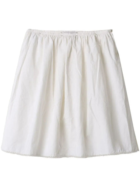 MIUMIU Flared Cotton-Linen Midi Skirt for Men