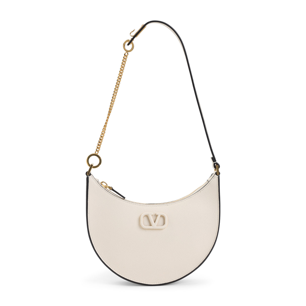 VALENTINO GARAVANI Mini Grained Leather Hobo Handbag