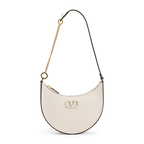 VALENTINO GARAVANI Mini Grained Leather Hobo Handbag