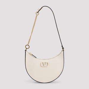 VALENTINO GARAVANI Mini Grained Leather Hobo Handbag