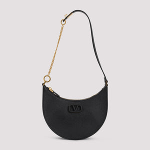 VALENTINO GARAVANI Mini Grained Leather Hobo Handbag