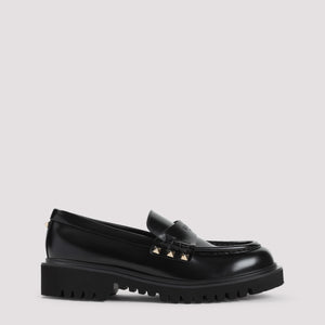 VALENTINO GARAVANI Men's Luxurious Leather Loafers