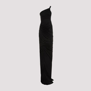 RICK OWENS Draped Cotton Gown