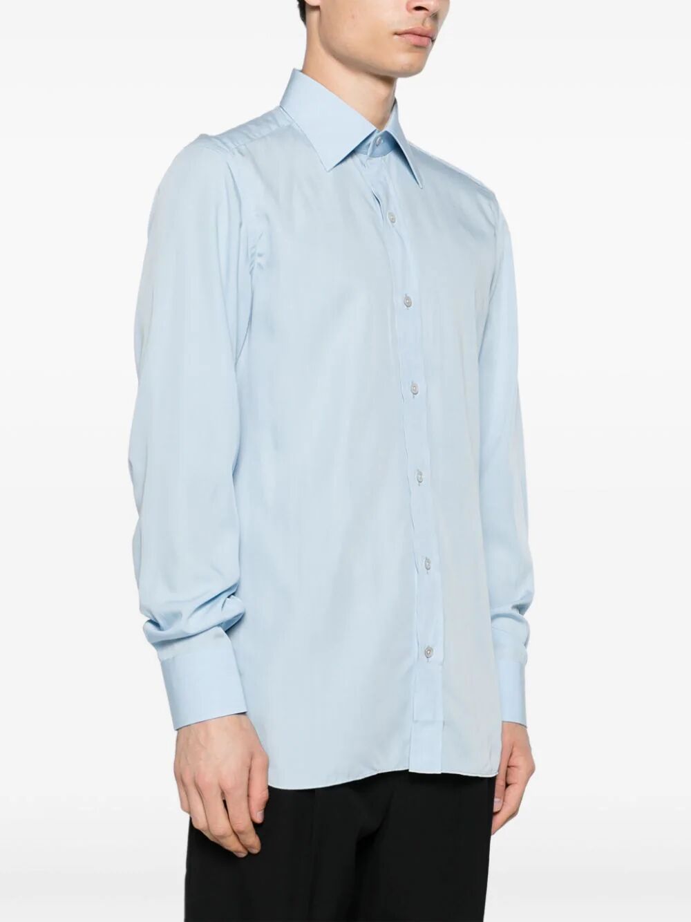 TOM FORD Slim Fit Women's Lyocell & Silk Shirt