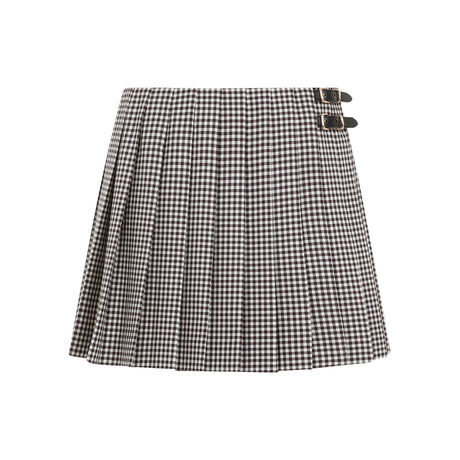 MIU MIU Men's Wool Midi Skirt