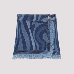 PUCCI Denim Mini Skirt for the Fashion-Forward