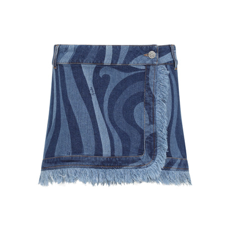 PUCCI Denim Mini Skirt for the Fashion-Forward