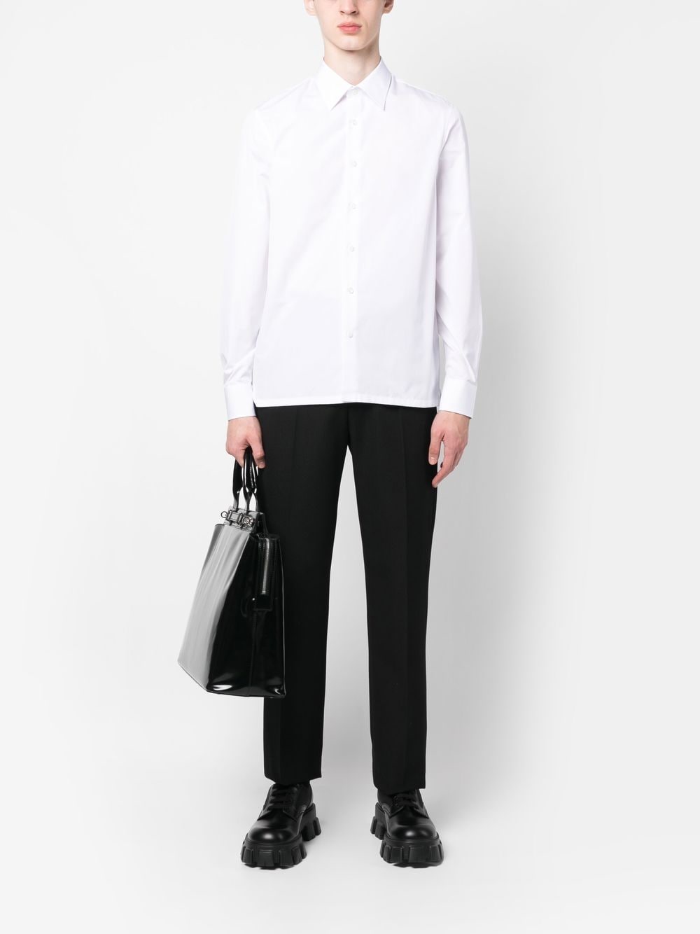 PRADA Elegant Women's Cotton Shirt for Spring/Summer 2024