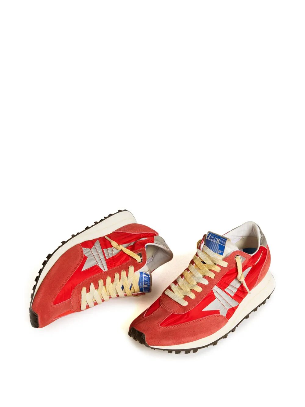 GOLDEN GOOSE Marathon Sneakers with Silver Star for Women