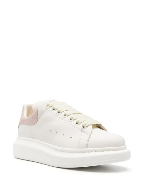 ALEXANDER MCQUEEN Oversized Sneaker with Crackled Heel Tab