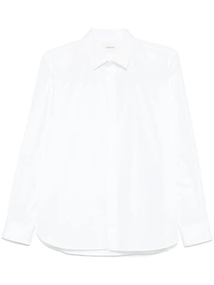 SAINT LAURENT PARIS Cotton Poplin Slim Fit Shirt - SS25