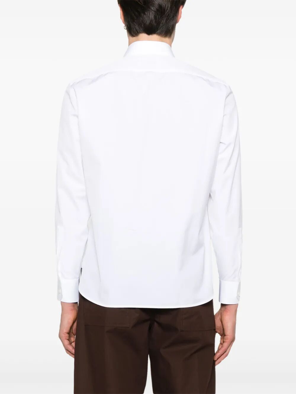 SAINT LAURENT PARIS Cotton Poplin Slim Fit Shirt - SS25