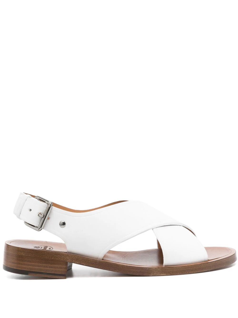 CHURCH`S Men's 3 cm Crossover Leather Sandals