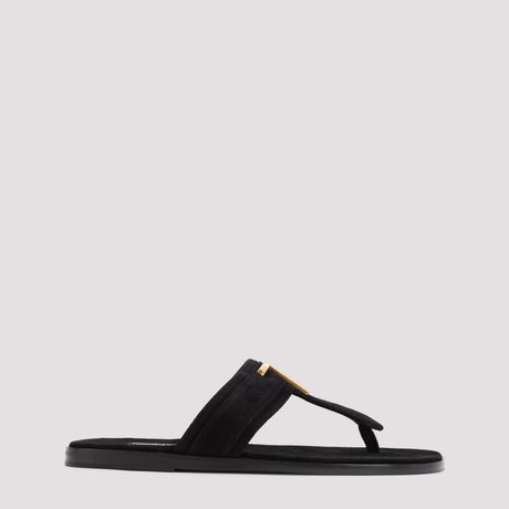 TOM FORD Men's Premium Leather Sandals