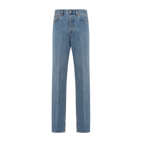 GUCCI Straight-Leg Denim Pants for Men - FW24 Collection