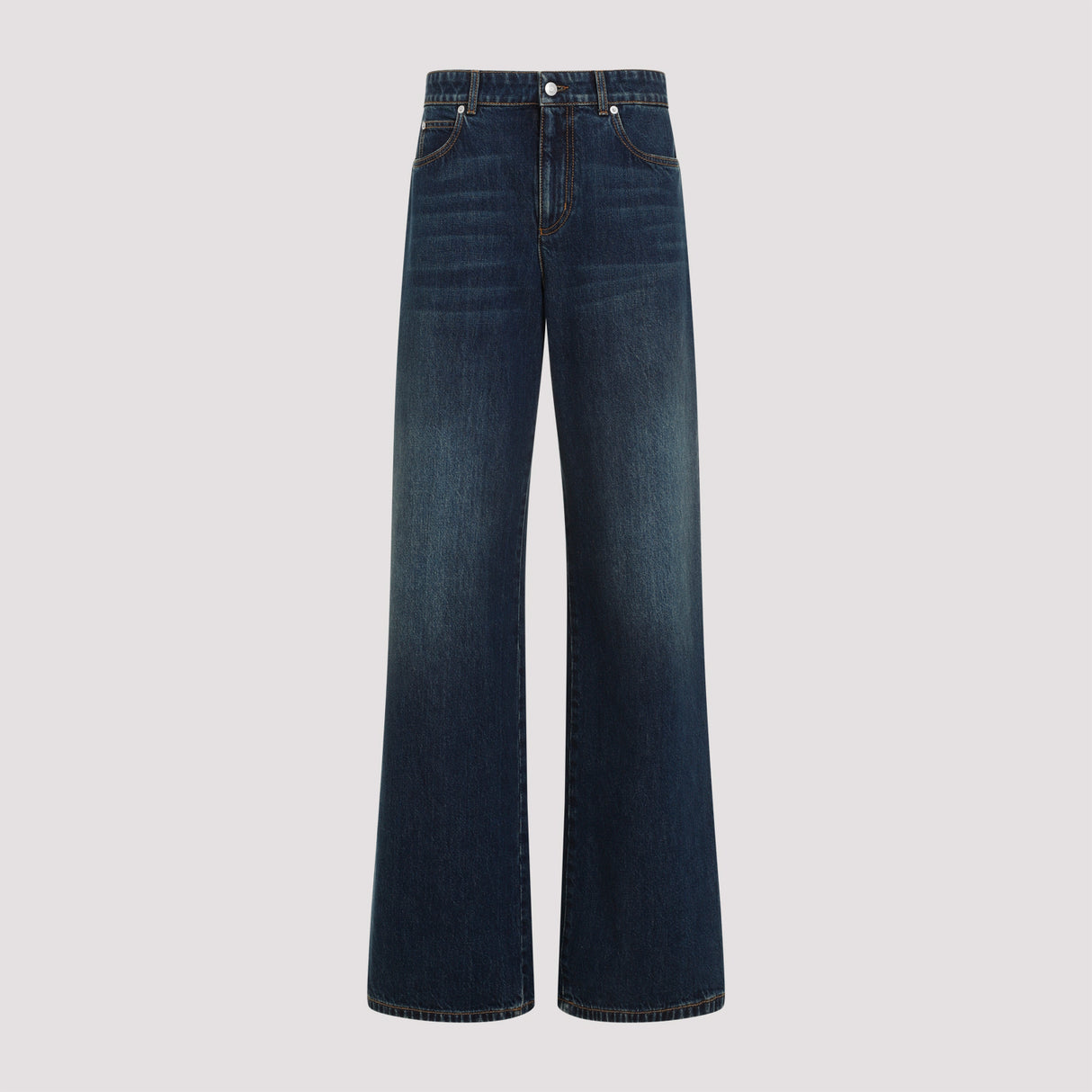 ALEXANDER MCQUEEN Cotton Jeans - Essential Fit for FW24