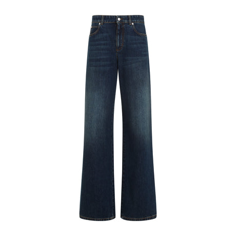 ALEXANDER MCQUEEN Cotton Jeans - Essential Fit for FW24