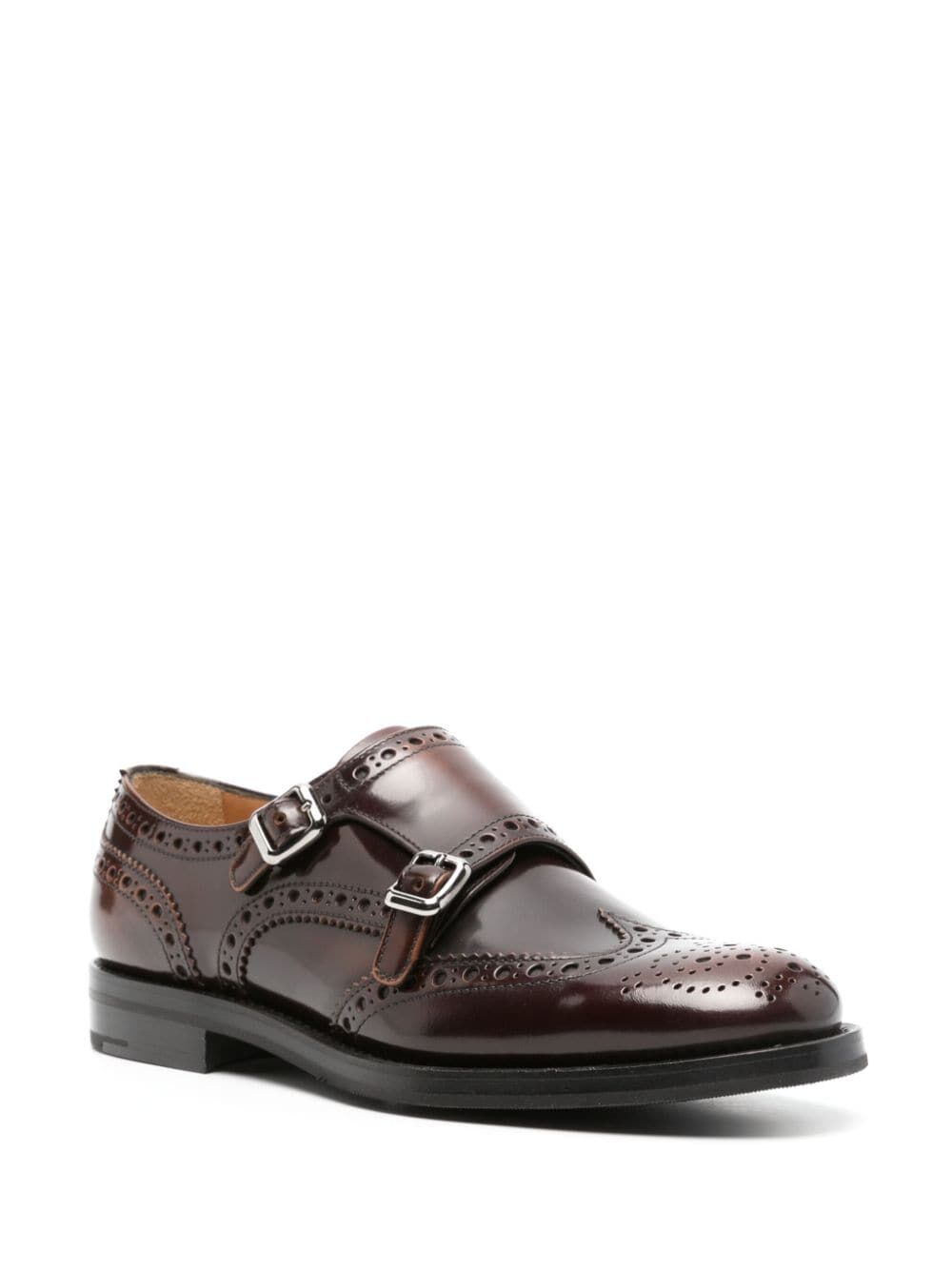 CHURCH`S Men's Monk Brogue Shoes - Polished Finish