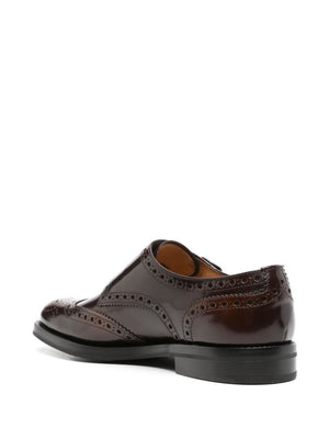 CHURCH`S Men's Monk Brogue Shoes - Polished Finish